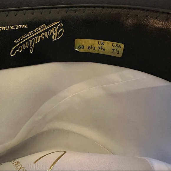 The Borsalino Classico Unisex Iconic Fedora Made in Italy Size 7 1/2 - Picture 3 of 13